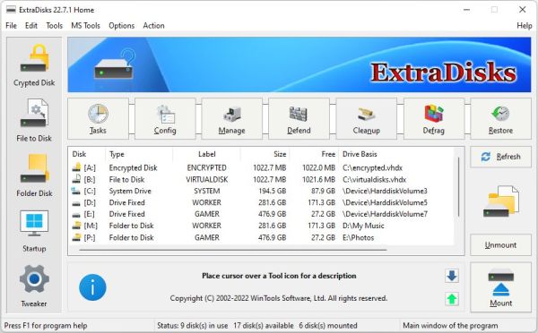 ExtraDisks Home Windows 11 download