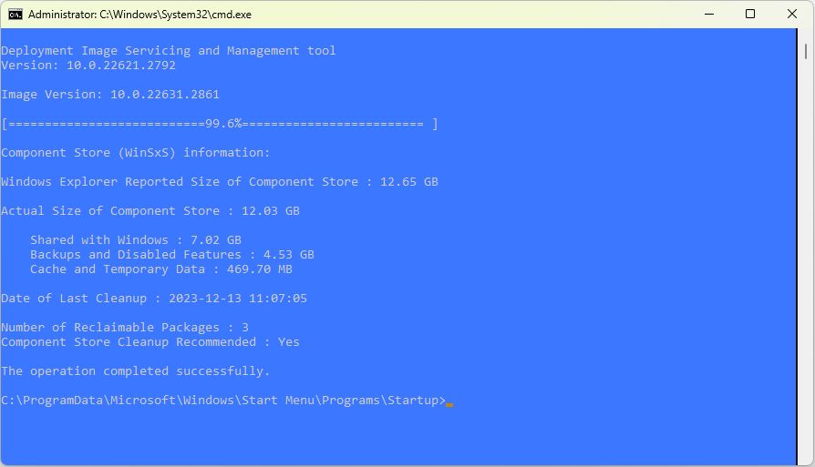 WinTools.net WinSxS Scan