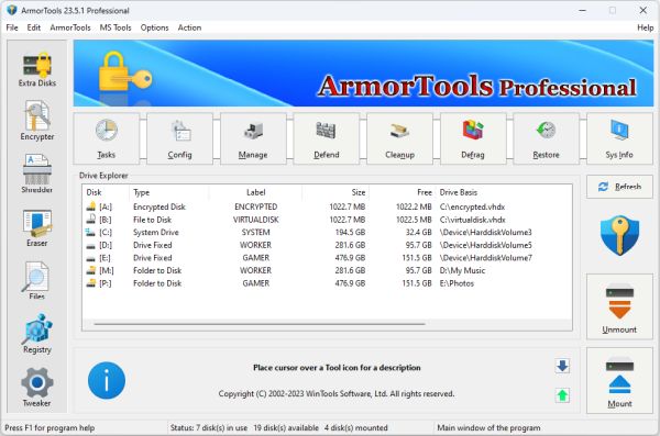 ArmorTools Pro About